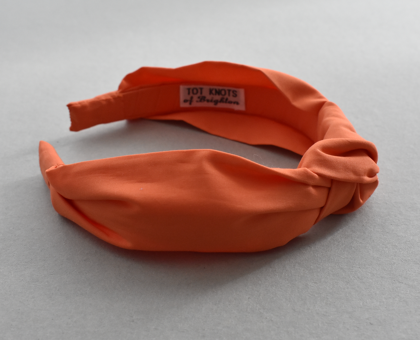 Kids Knot Alice band - Liberty of London Tangerine Orange