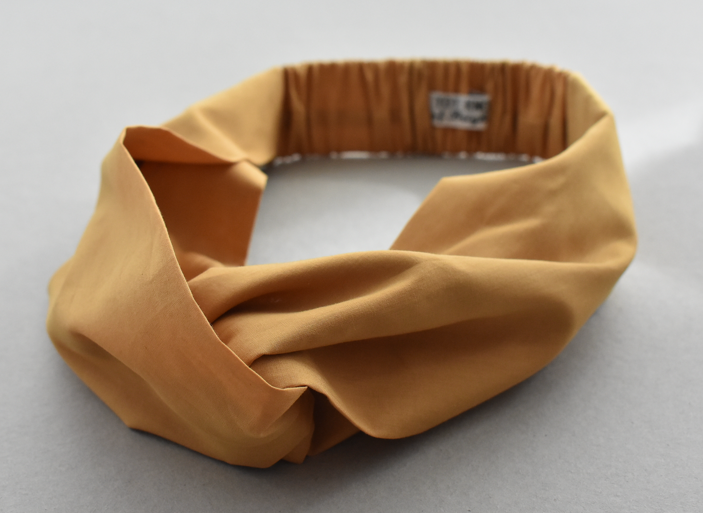 Kids Tot Knot Twisted hairband - Liberty of London Mustard Yellow