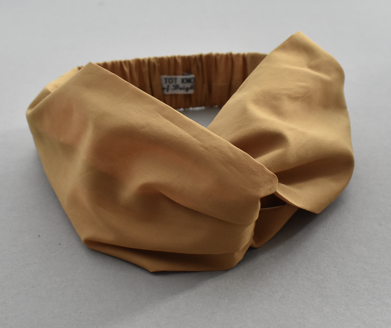 Kids Tot Knot Twisted hairband - Liberty of London Mustard Yellow