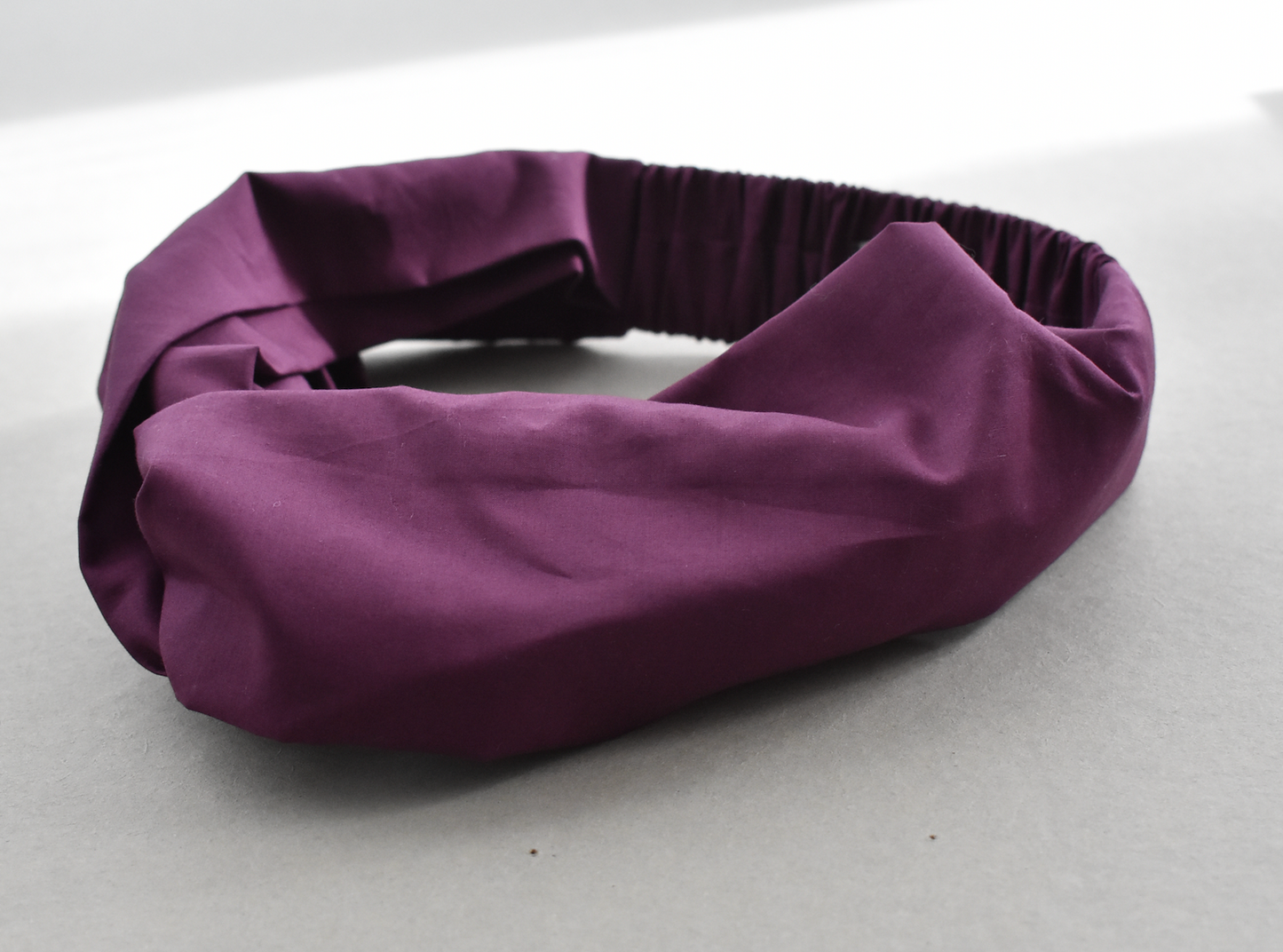 Kids Tot Knot Twisted hairband - Liberty of London Aubergine Purple