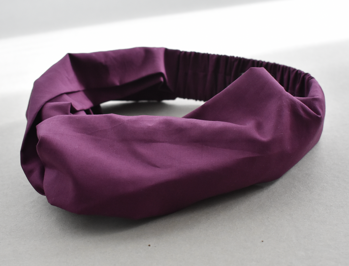Kids Tot Knot Twisted hairband - Liberty of London Aubergine Purple