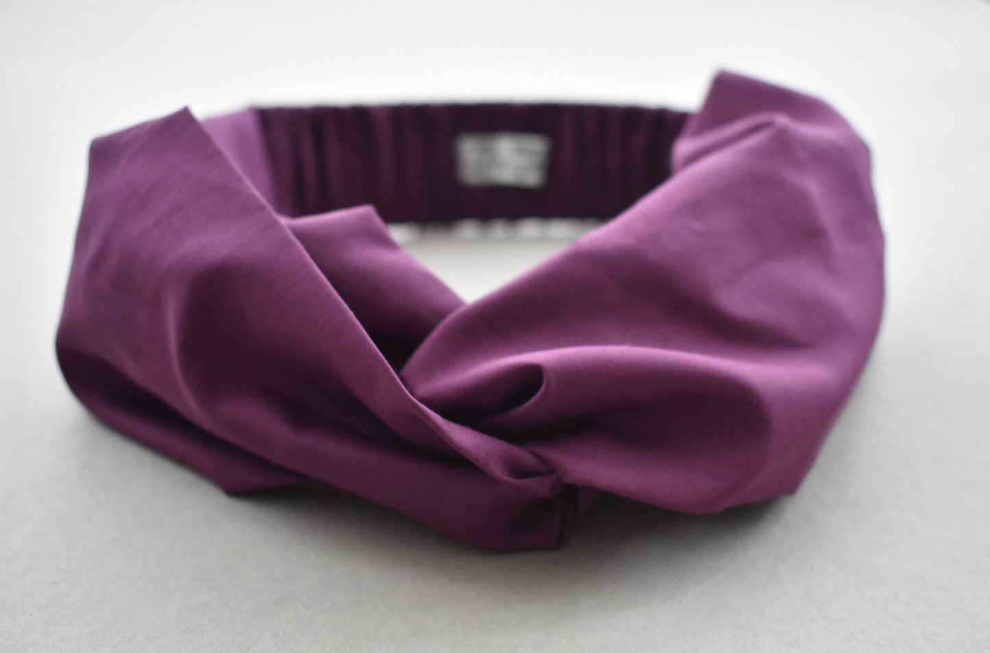 Kids Tot Knot Twisted hairband - Liberty of London Aubergine Purple