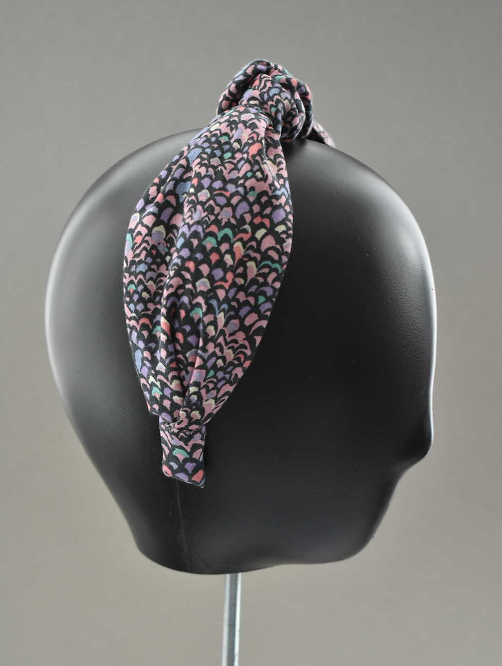 Ladies Knot Alice band - Liberty of London Purple Feather Adriatic print
