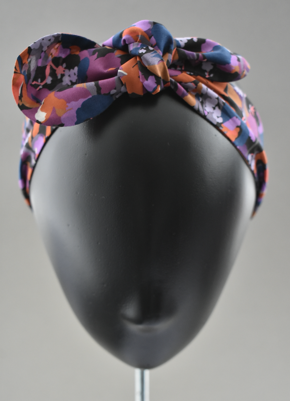 Ladies Knot hairband - Liberty of London Camo Flowers