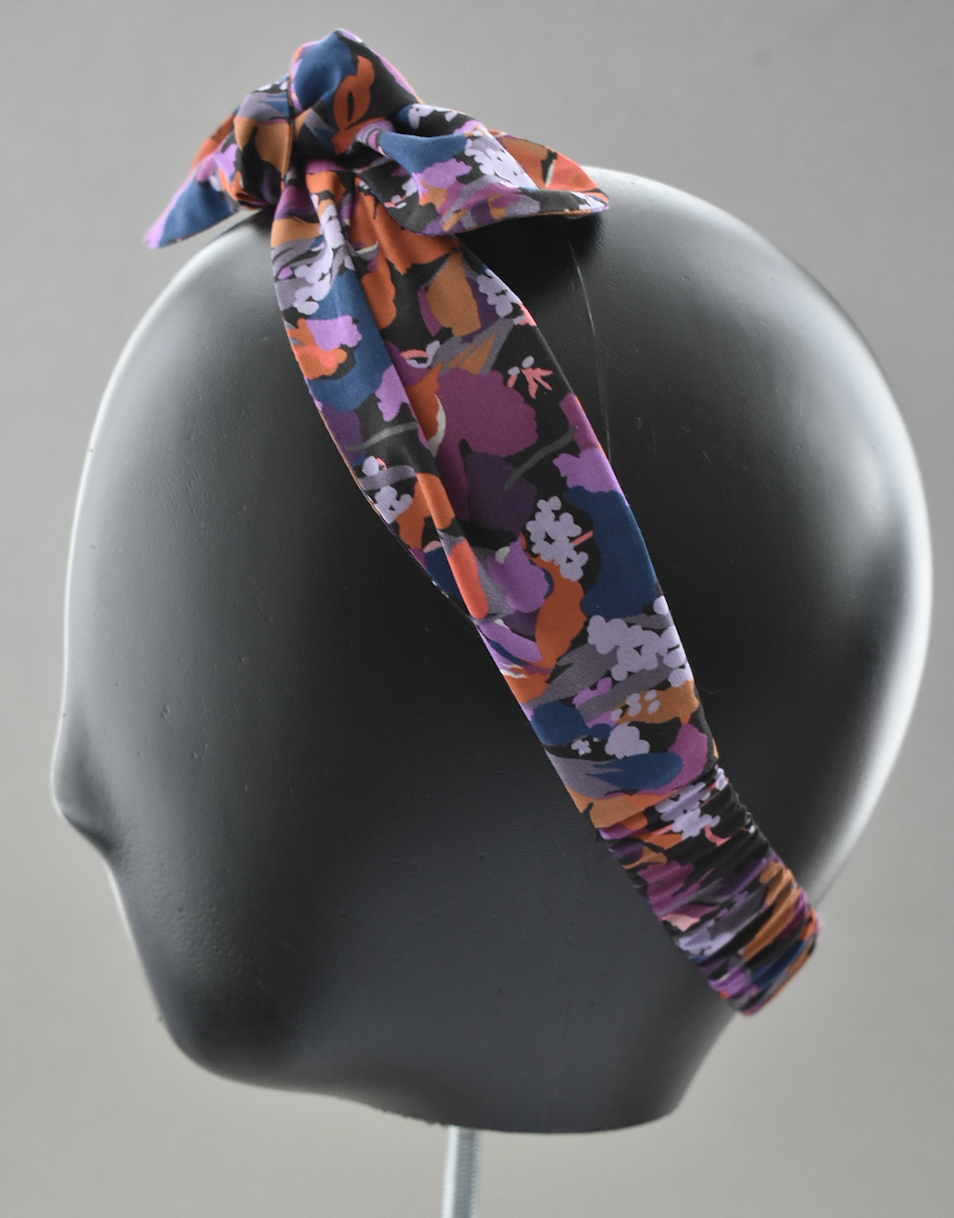 Ladies Knot hairband - Liberty of London Camo Flowers