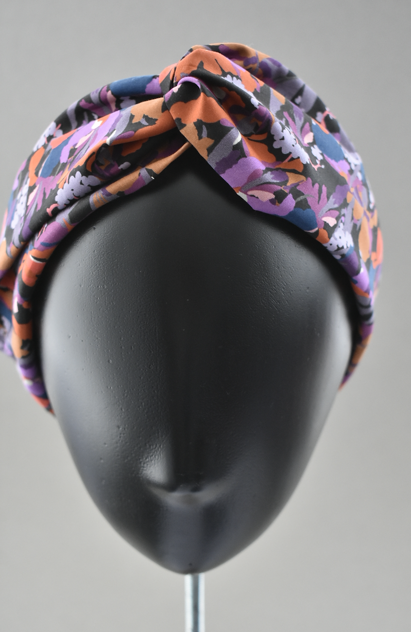 Twisted Turban Headband - Liberty of London Camo Flowers