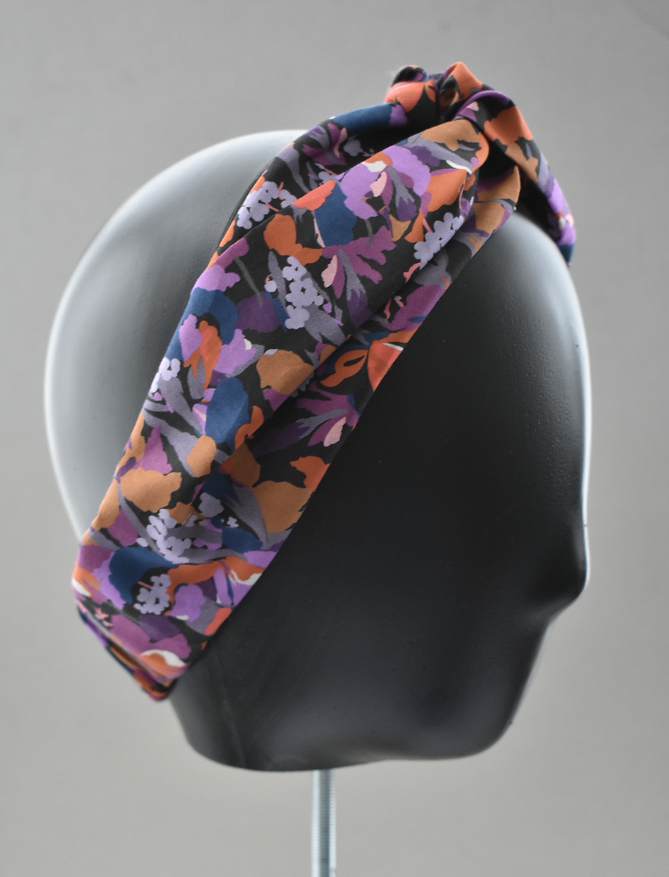 Twisted Turban Headband - Liberty of London Camo Flowers