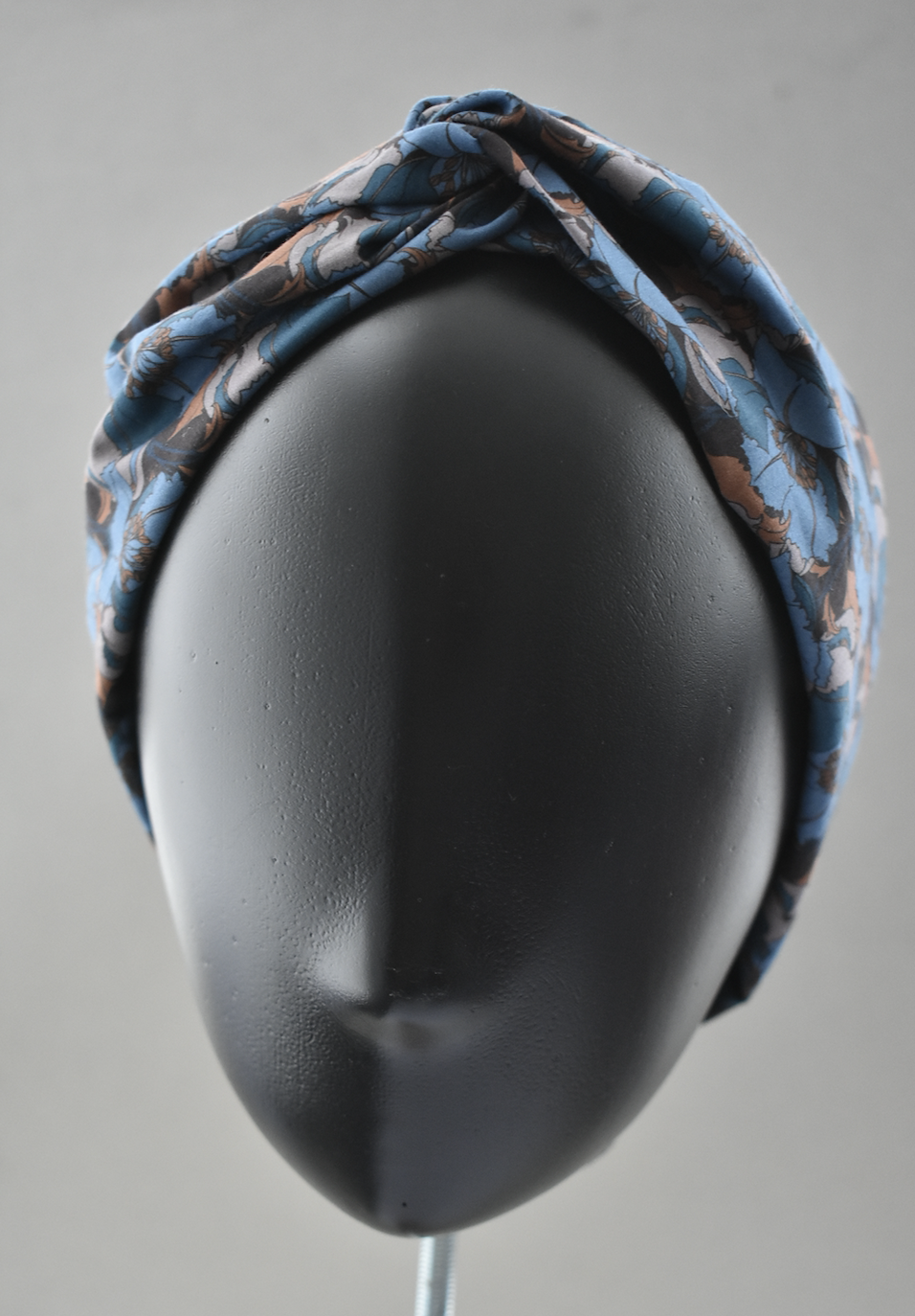Twisted Turban Headband - Liberty of London Little Eustacia in Blue