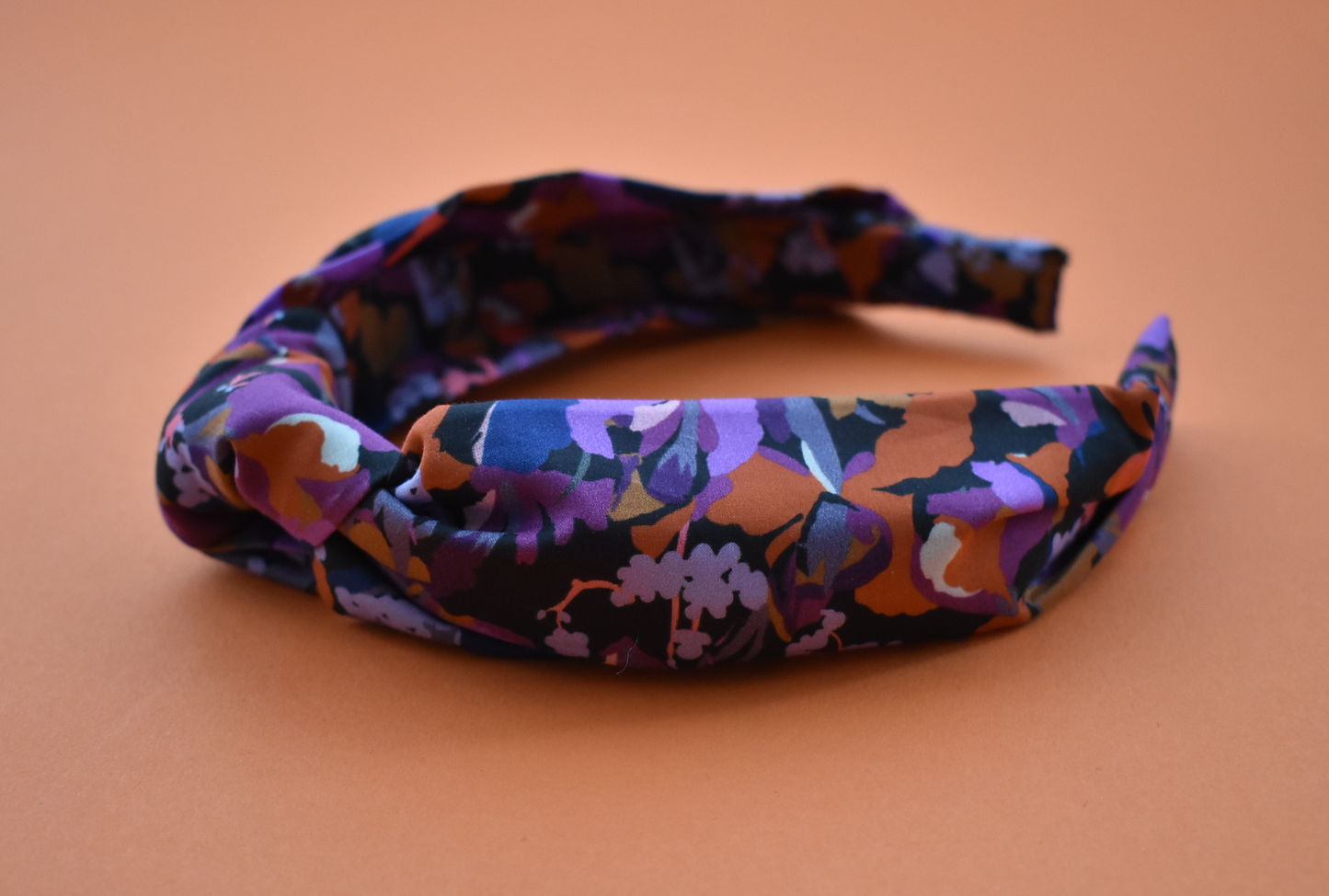 Ladies Knot headband - Liberty of London Camo Flowers