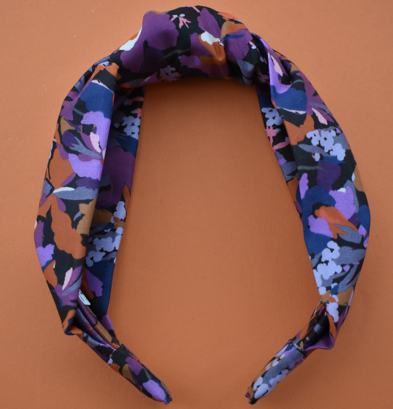Ladies Knot headband - Liberty of London Camo Flowers
