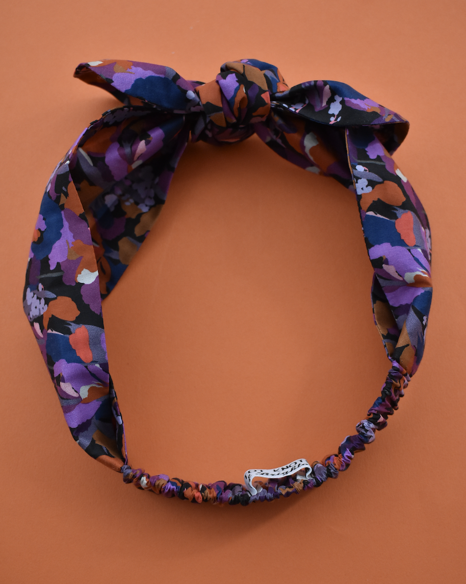 Ladies Knot hairband - Liberty of London Camo Flowers
