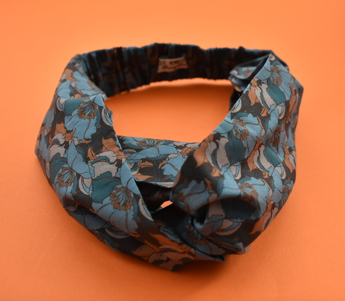 Twisted Turban Headband - Liberty of London Little Eustacia in Blue