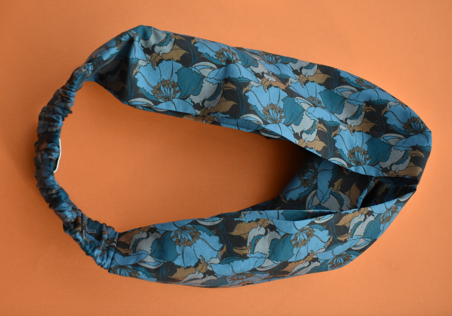 Twisted Turban Headband - Liberty of London Little Eustacia in Blue