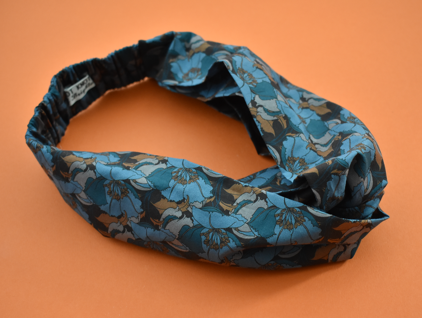 Twisted Turban Headband - Liberty of London Little Eustacia in Blue