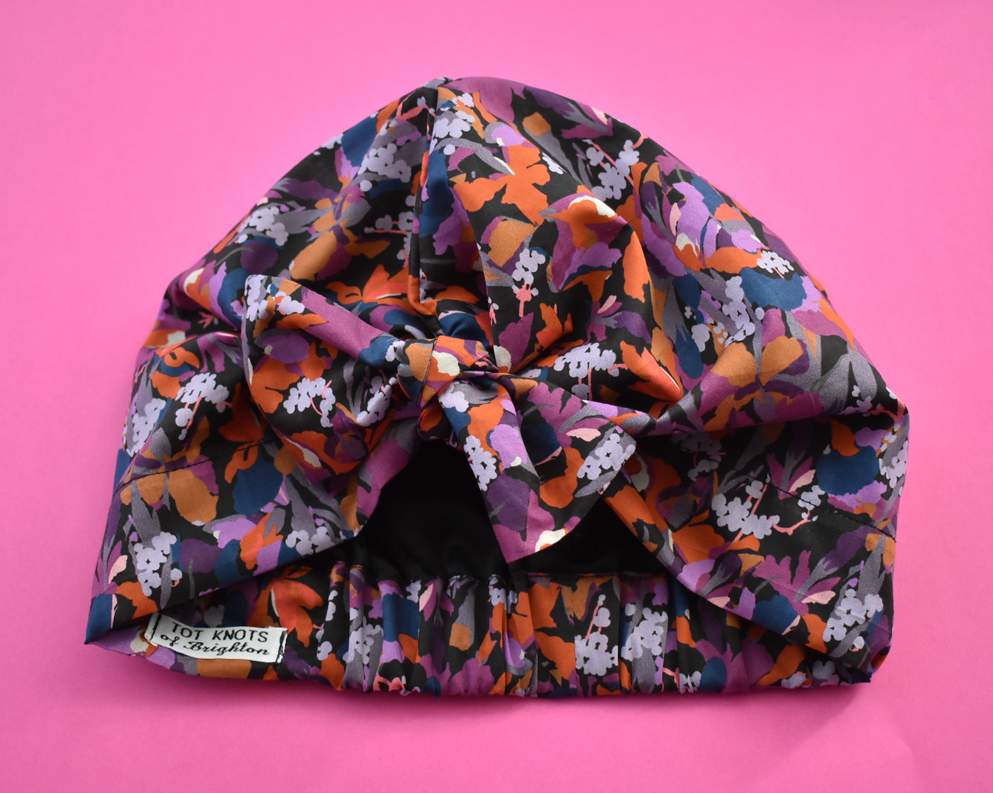 Ladies Turban Hat - Liberty of London Camo Flowers