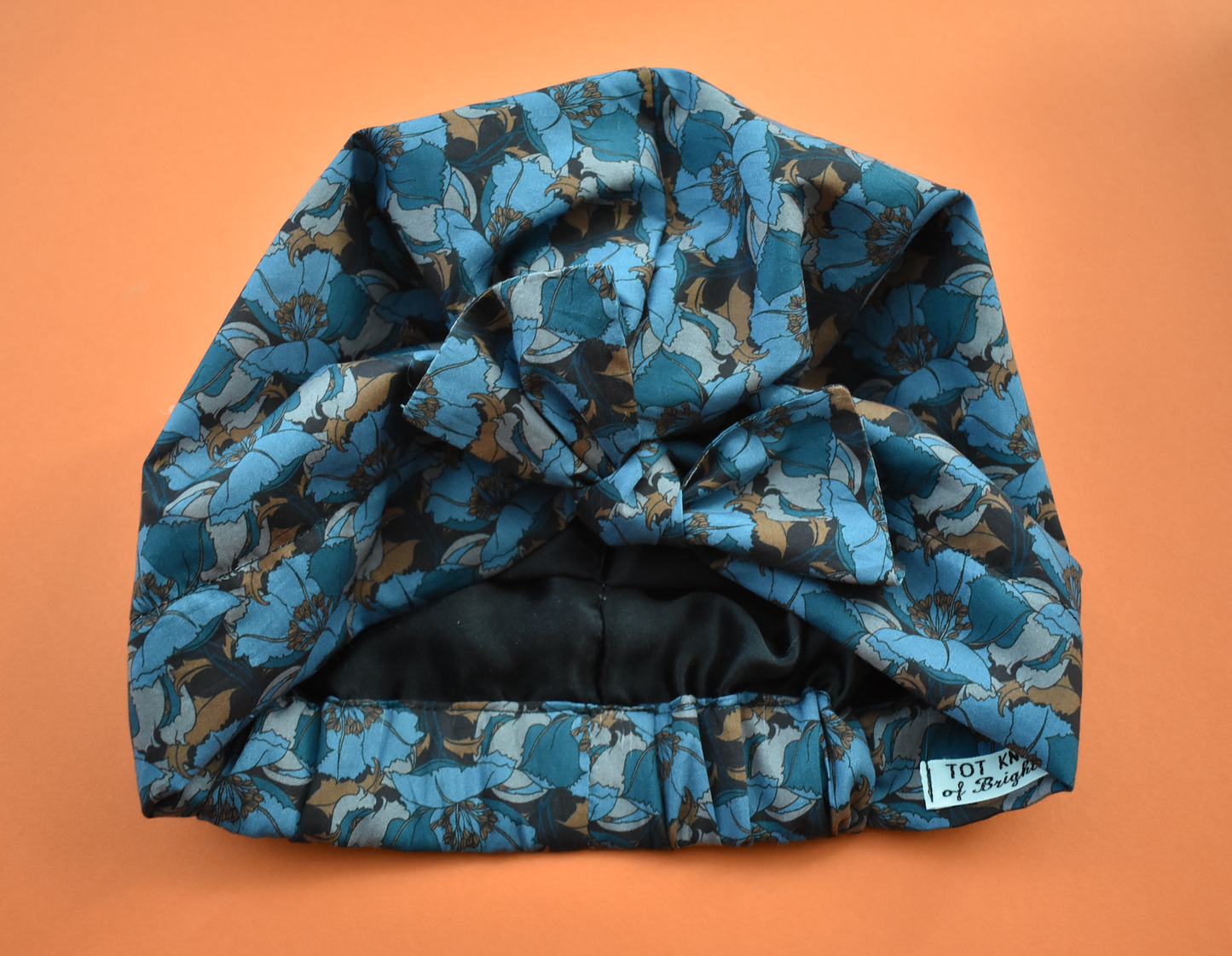 Ladies Turban Hat - Liberty of London Little Eustacia in Blue