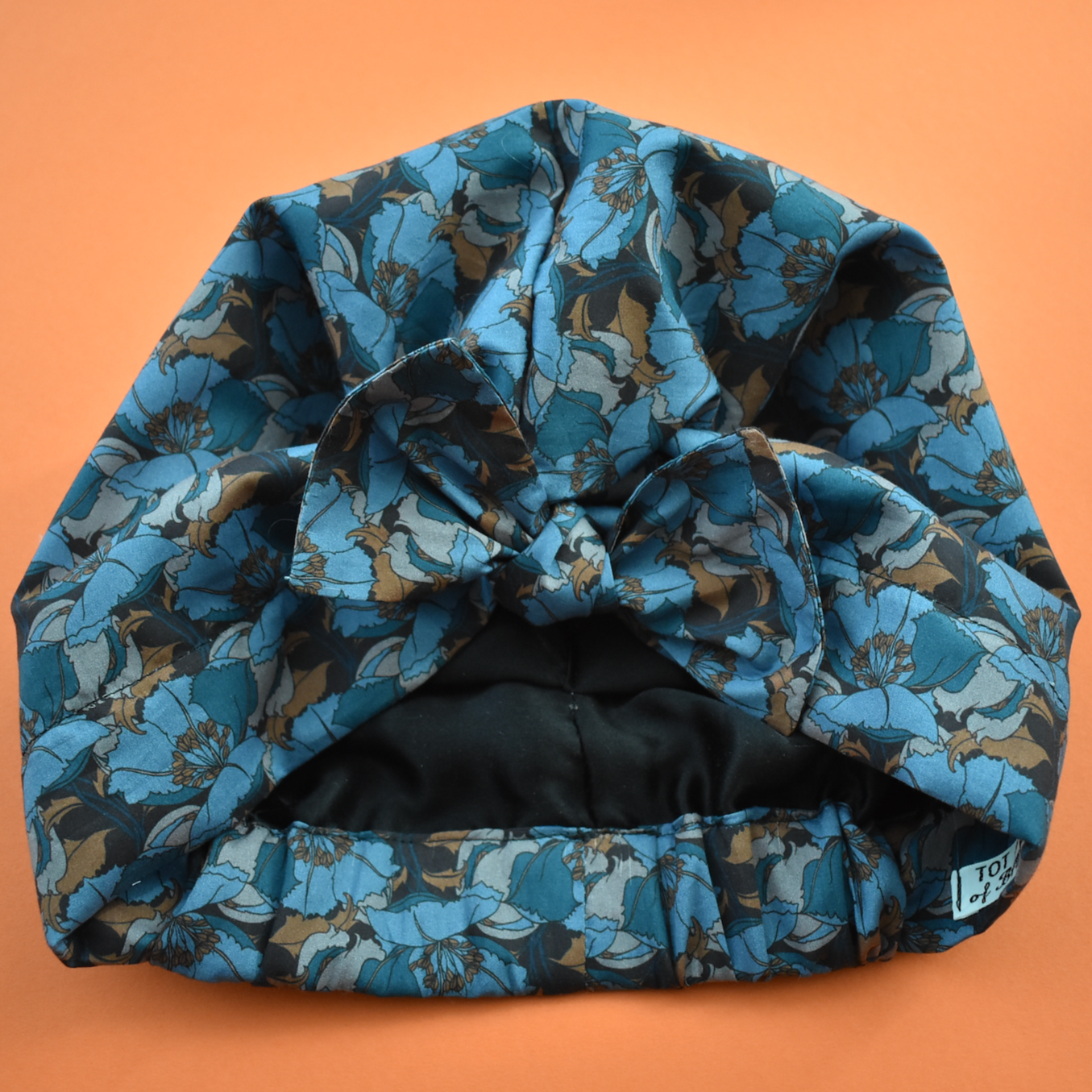Ladies Turban Hat - Liberty of London Little Eustacia in Blue