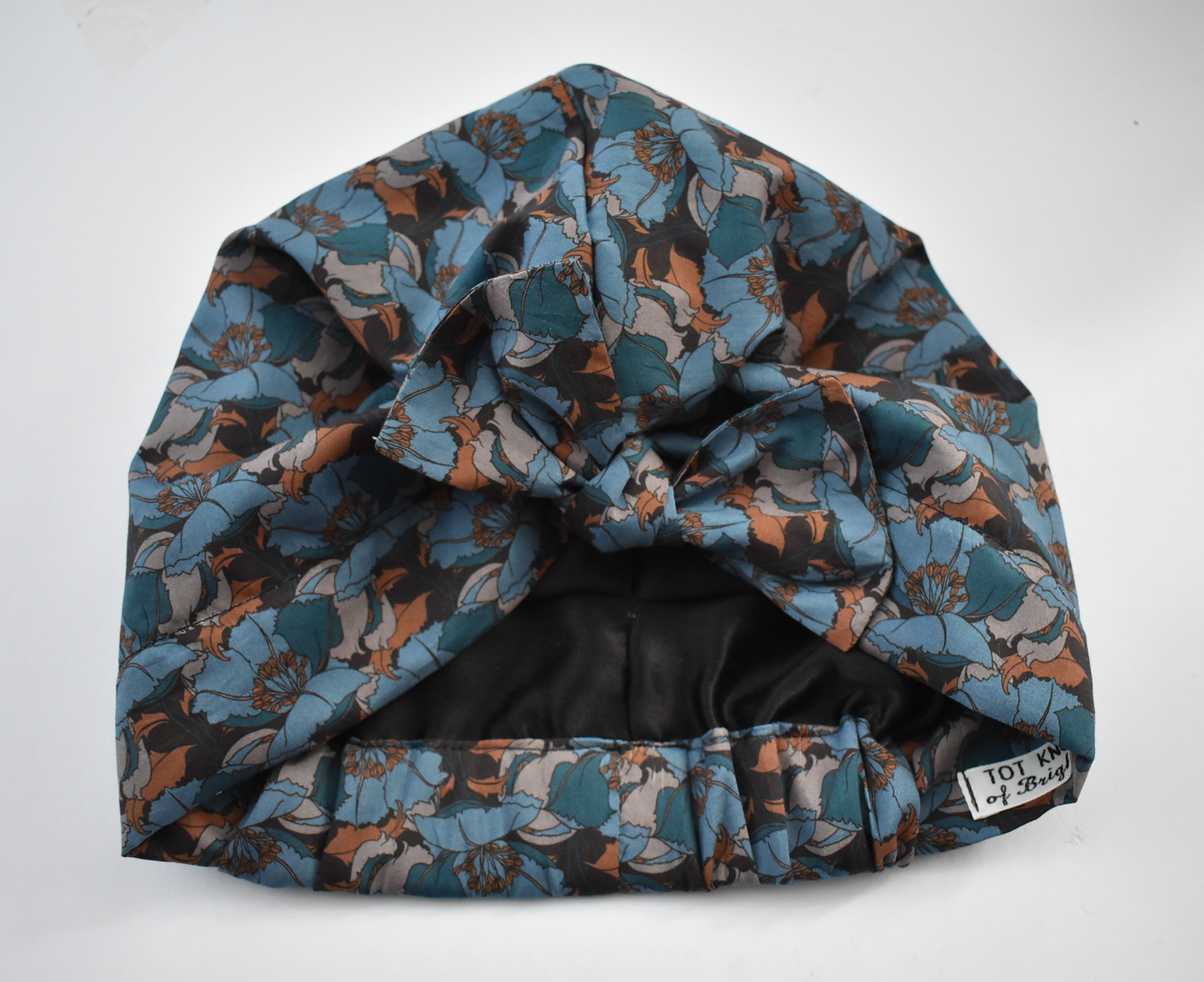 Ladies Turban Hat - Liberty of London Little Eustacia in Blue