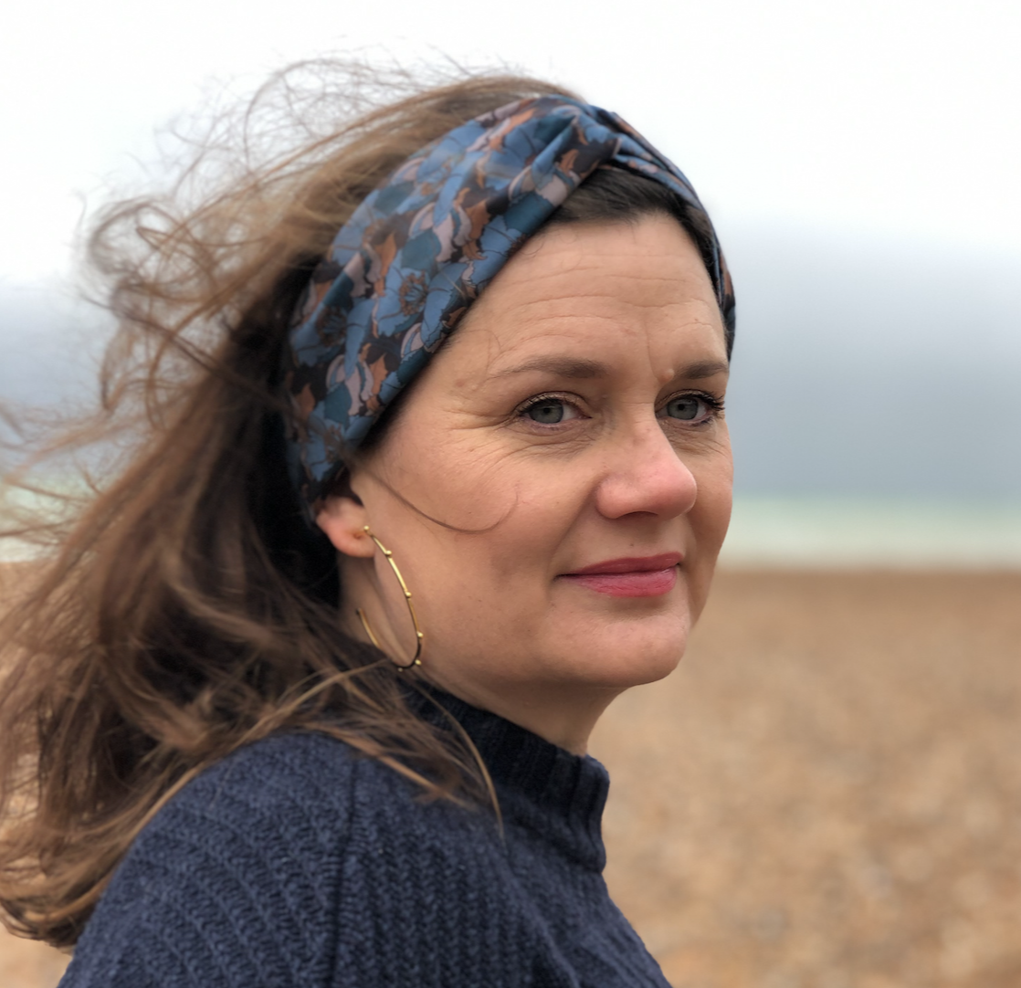 Twisted Turban Headband - Liberty of London Little Eustacia in Blue