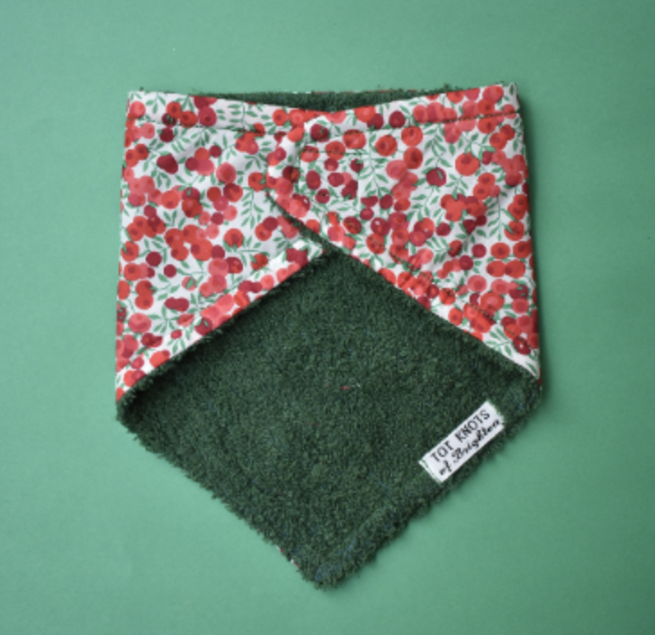 Baby dribble bib - various Liberty prints - Tot Knots of Brighton
