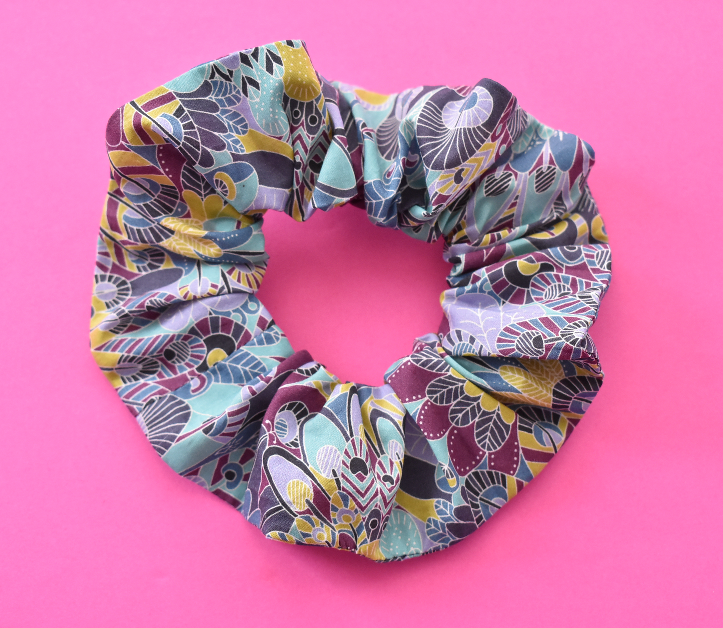Scrunchie - Liberty of London Summer Eban Blue