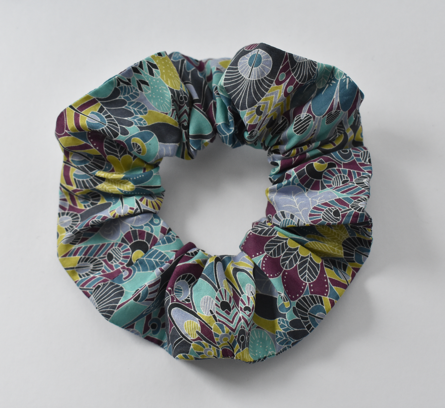 Scrunchie - Liberty of London Summer Eban Blue