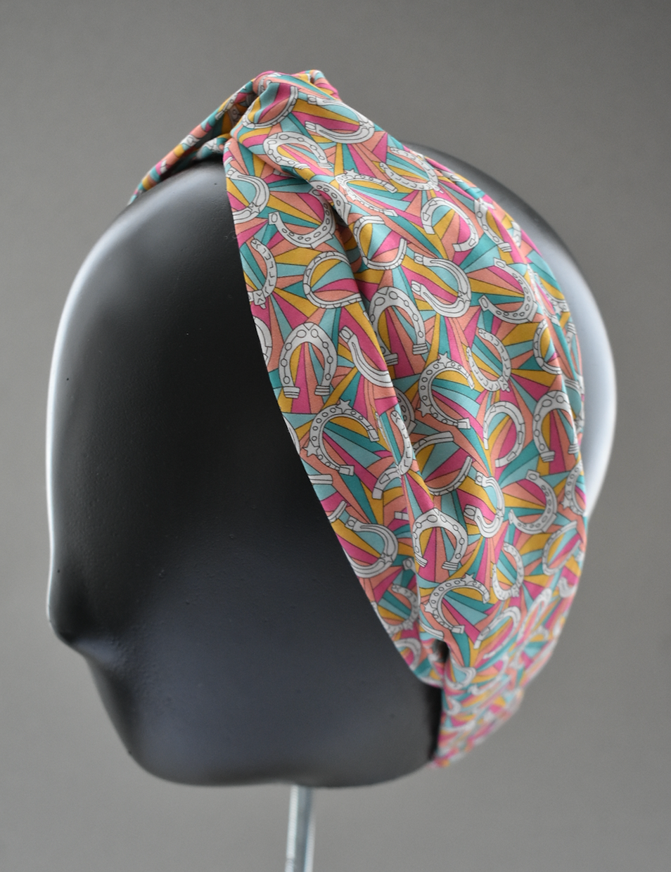 Ladies Twisted Turban Headband - Liberty of London Derby Day