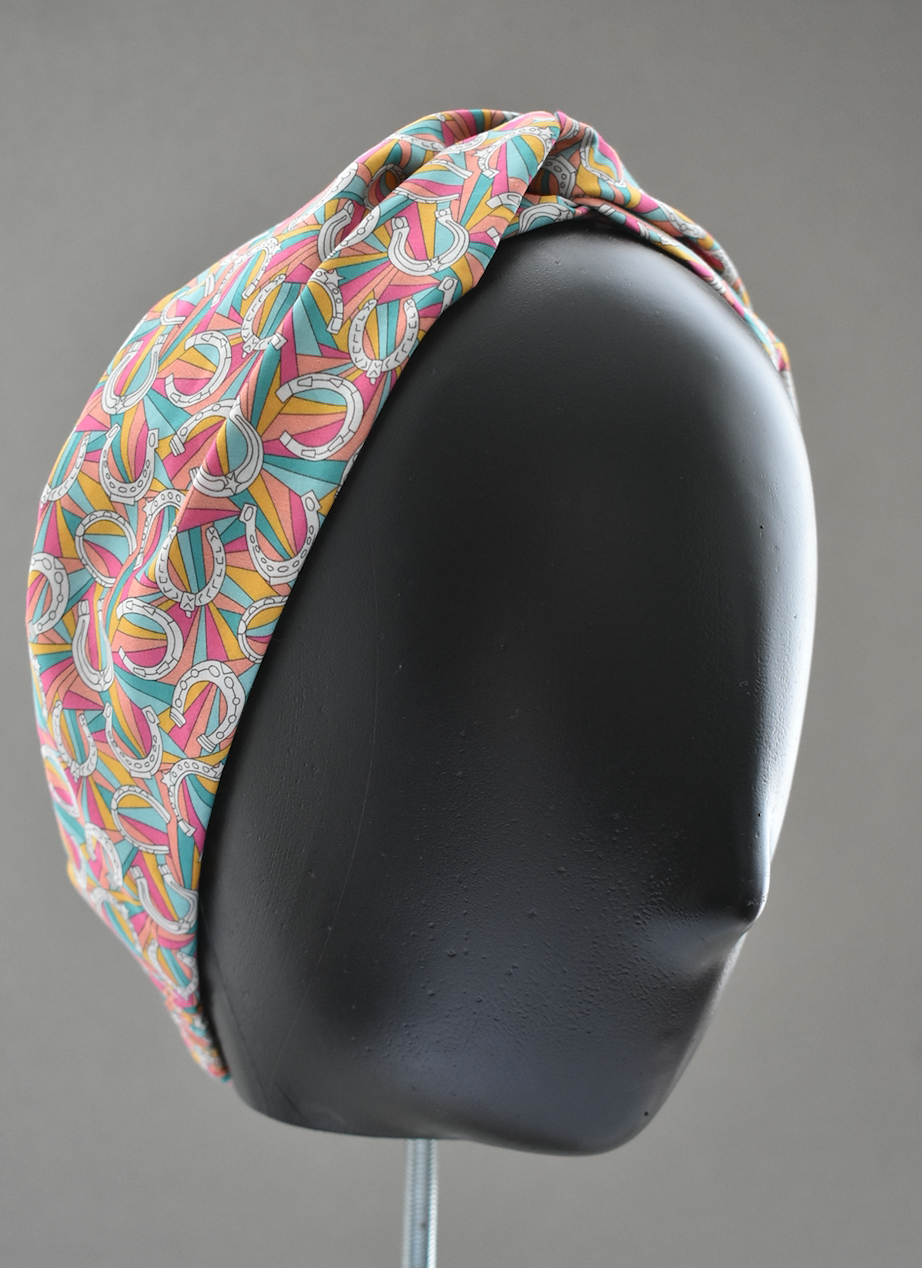 Ladies Twisted Turban Headband - Liberty of London Derby Day