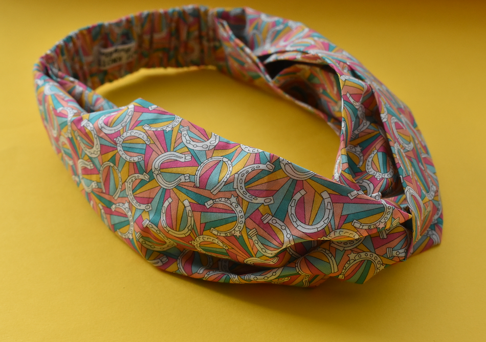 Ladies Twisted Turban Headband - Liberty of London Derby Day