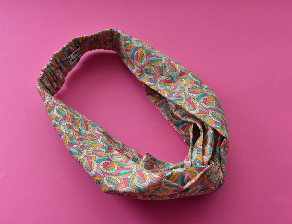 Ladies Twisted Turban Headband - Liberty of London Derby Day