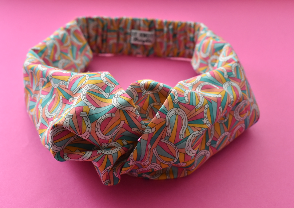 Ladies Twisted Turban Headband - Liberty of London Derby Day