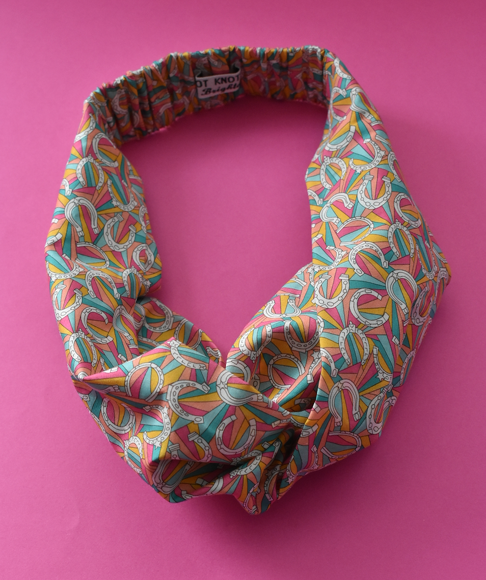 Ladies Twisted Turban Headband - Liberty of London Derby Day