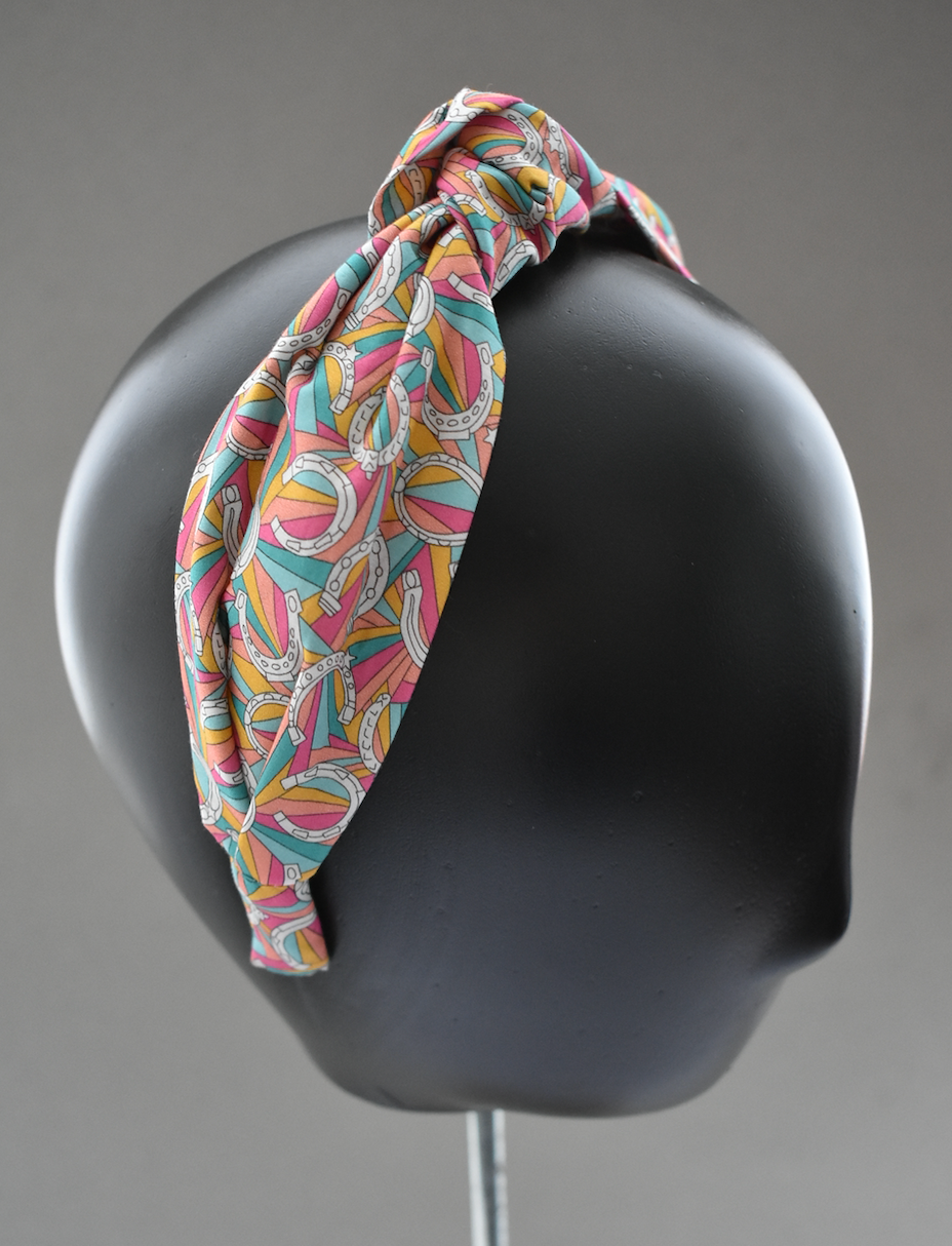 Ladies Knot Alice headband - Liberty of London Derby Day