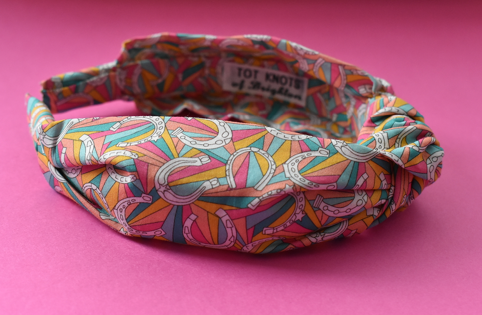 Ladies Knot Alice headband - Liberty of London Derby Day