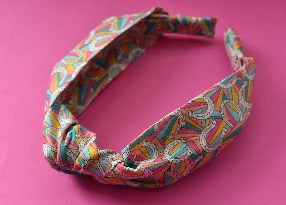 Ladies Knot Alice headband - Liberty of London Derby Day