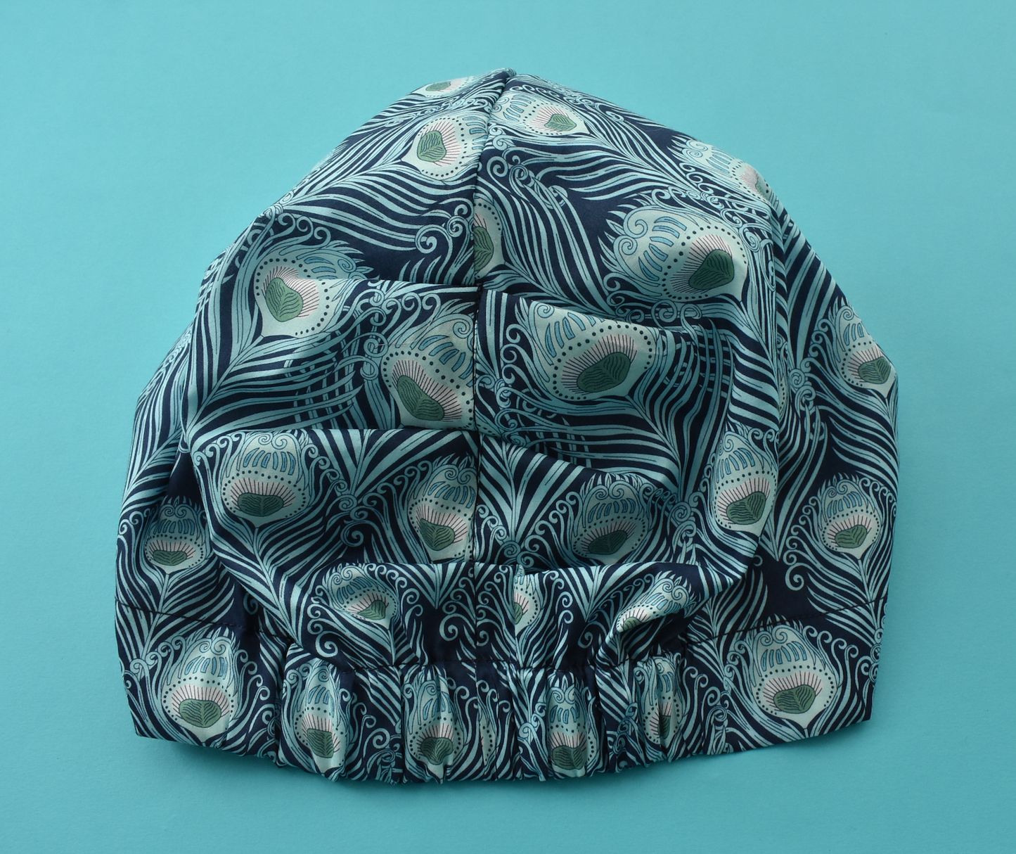 Ladies Turban Hat - Liberty of London Caesar Peacock Feather