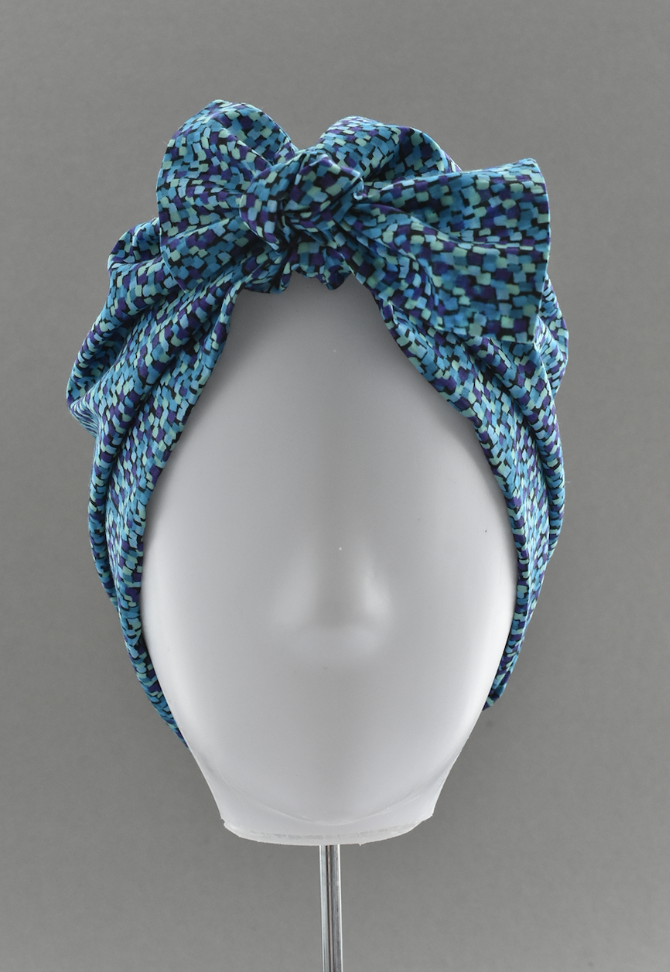Ladies Turban Hat - Liberty of London Mayhaze - Silk & Lawn
