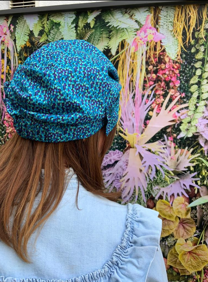 Ladies Turban Hat - Liberty of London Mayhaze