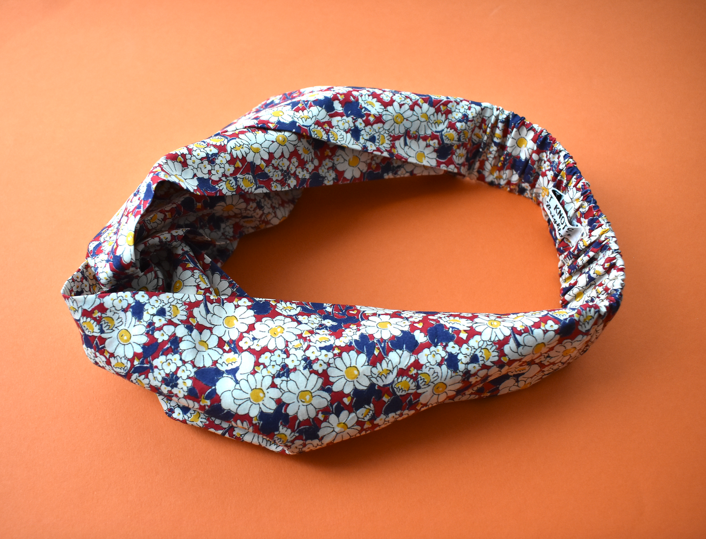 Ladies Twisted Turban Headband - Vintage Liberty of London Daisy