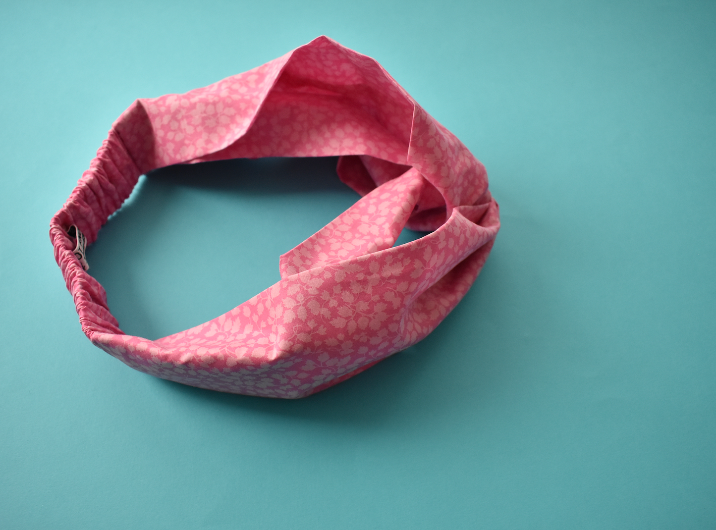 Ladies Twisted Turban Headband - Liberty of London Glenjade Pink