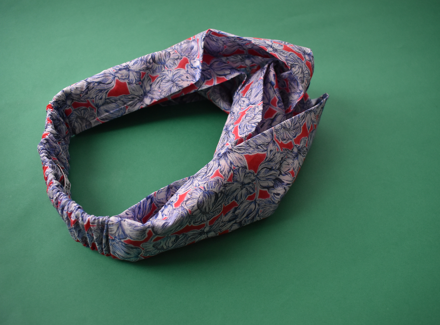 Ladies Twisted Turban Headband - Liberty of London Summer Matilda Tulip
