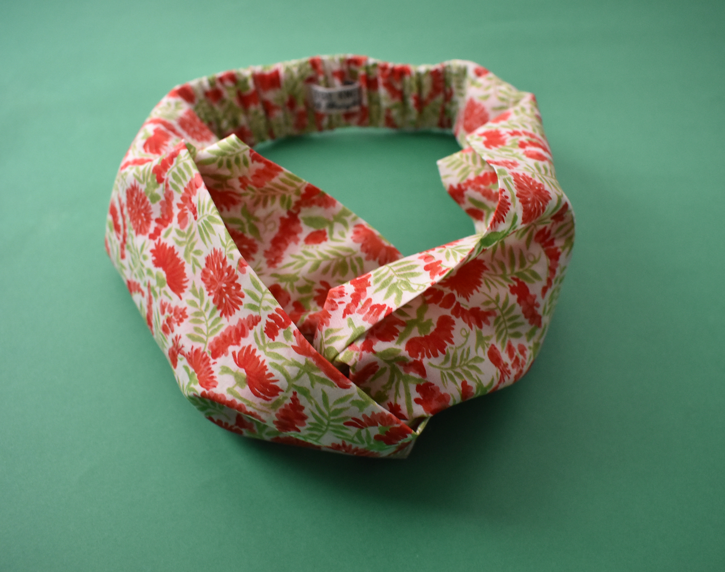 Ladies Twisted Turban Headband - Vintage Liberty of London Chrysanthemum