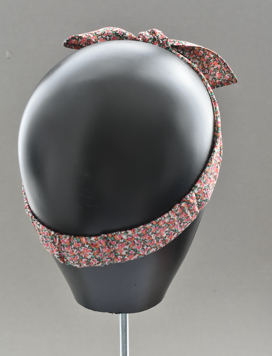 Ladies Knot hairband - Liberty of London Pink Ditsy