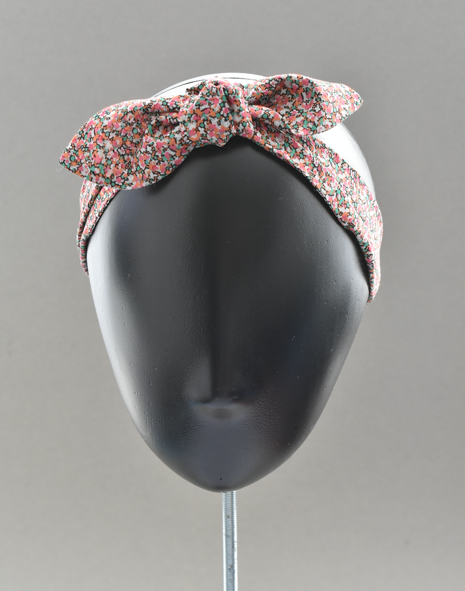Ladies Knot hairband - Liberty of London Pink Ditsy