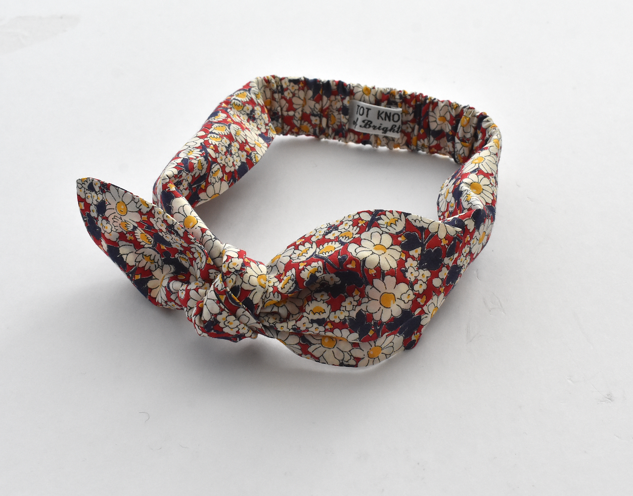 Ladies Knot hairband - Vintage Liberty of London Daisy