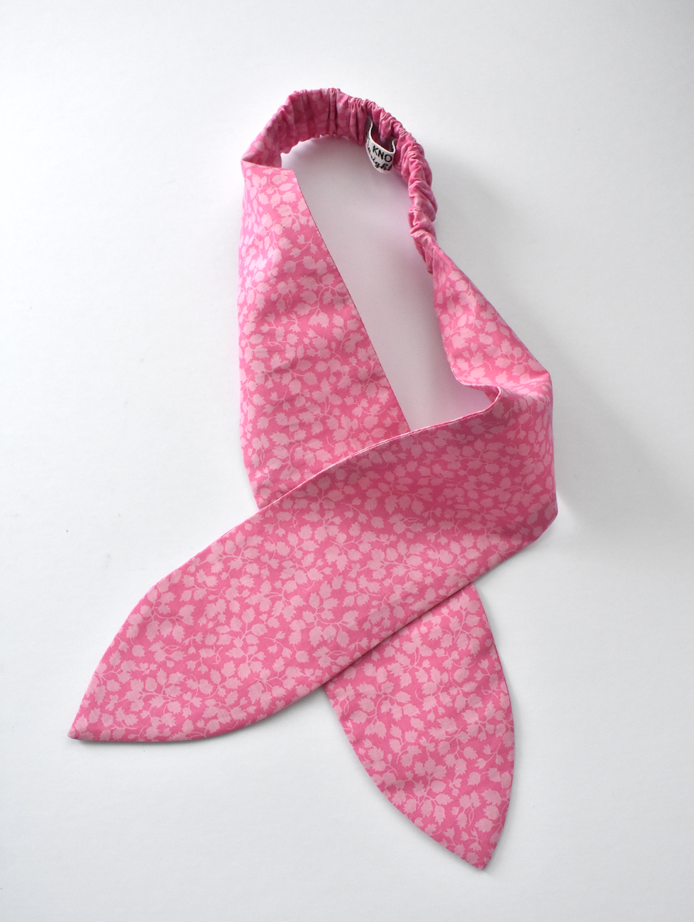 Ladies Knot hairband - Liberty of London Glenjade Pink - Silk & Lawn