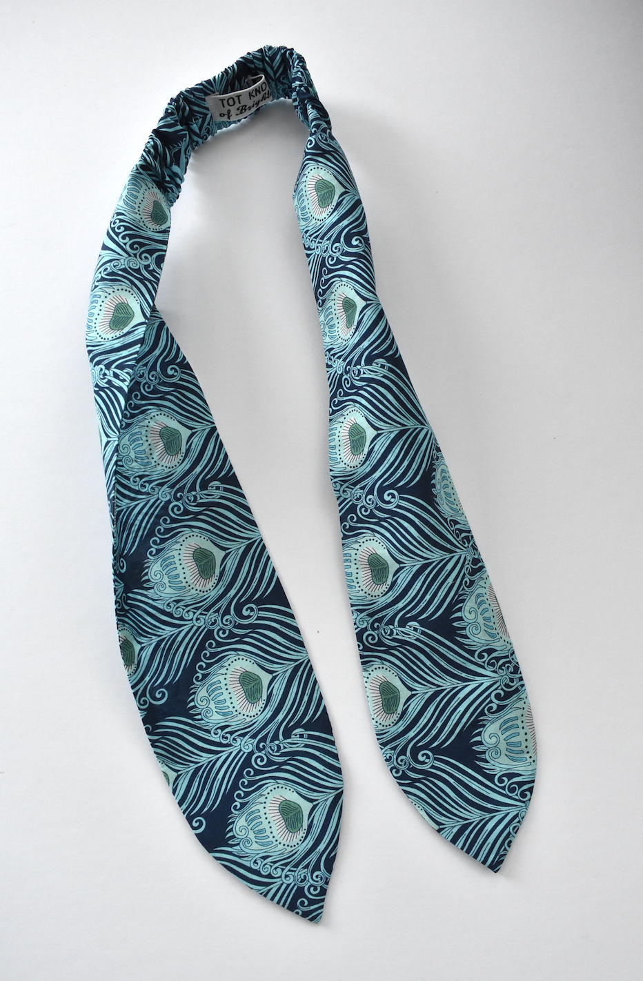 Ladies Knot hairband - Liberty of London Caesar Peacock Feather