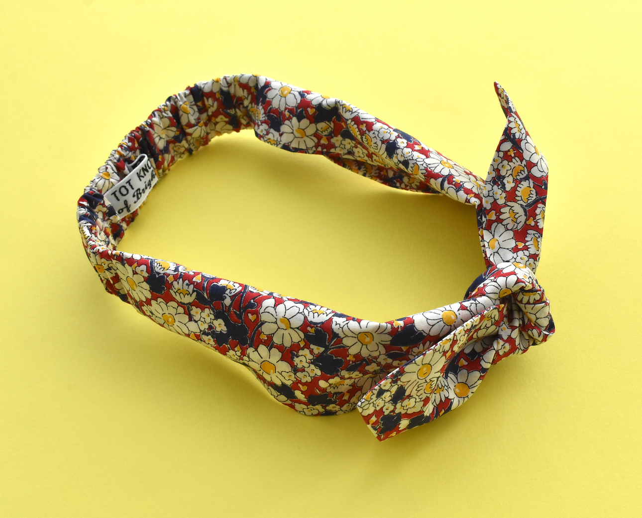 Ladies Knot hairband - Vintage Liberty of London Daisy