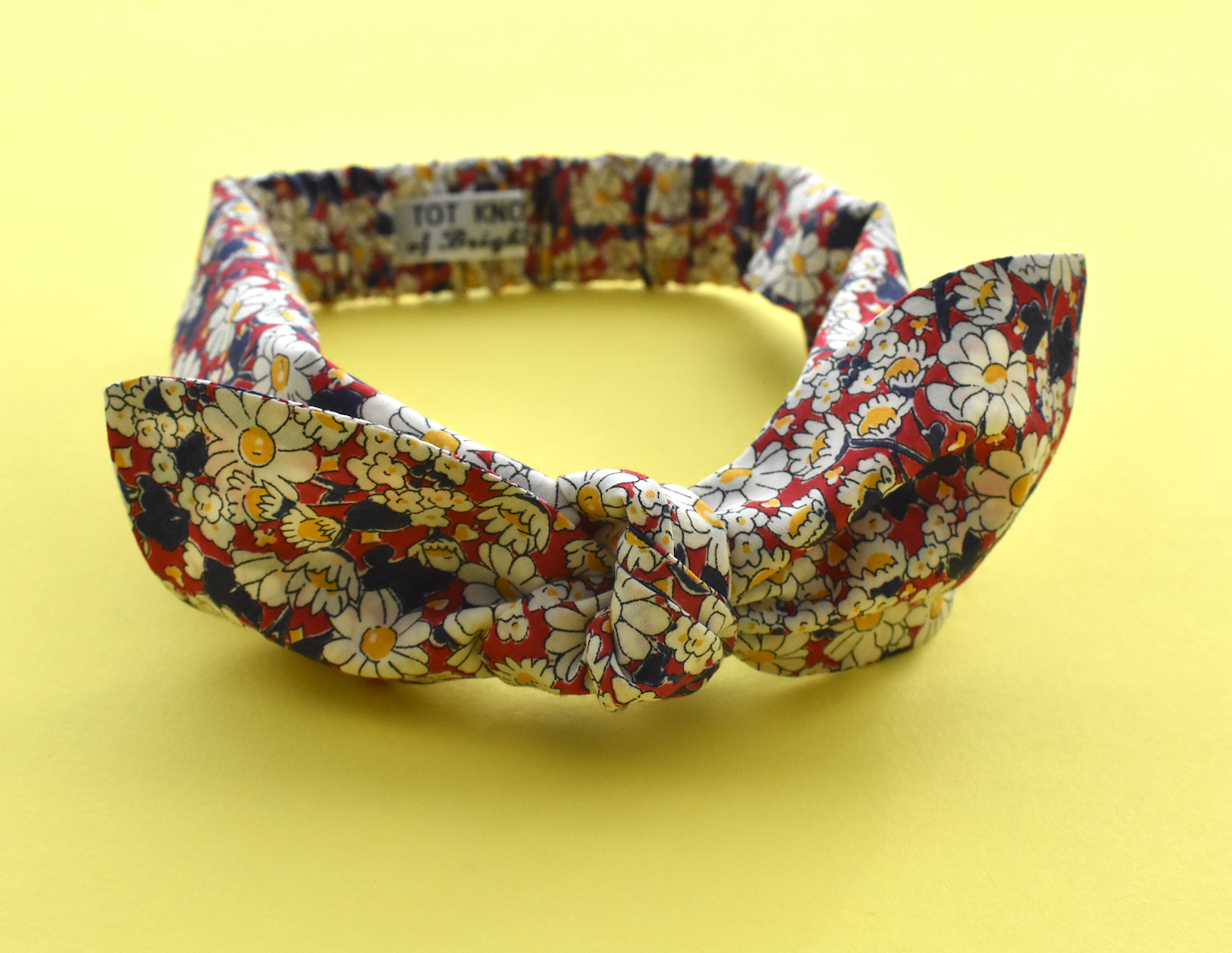 Ladies Knot hairband - Vintage Liberty of London Daisy