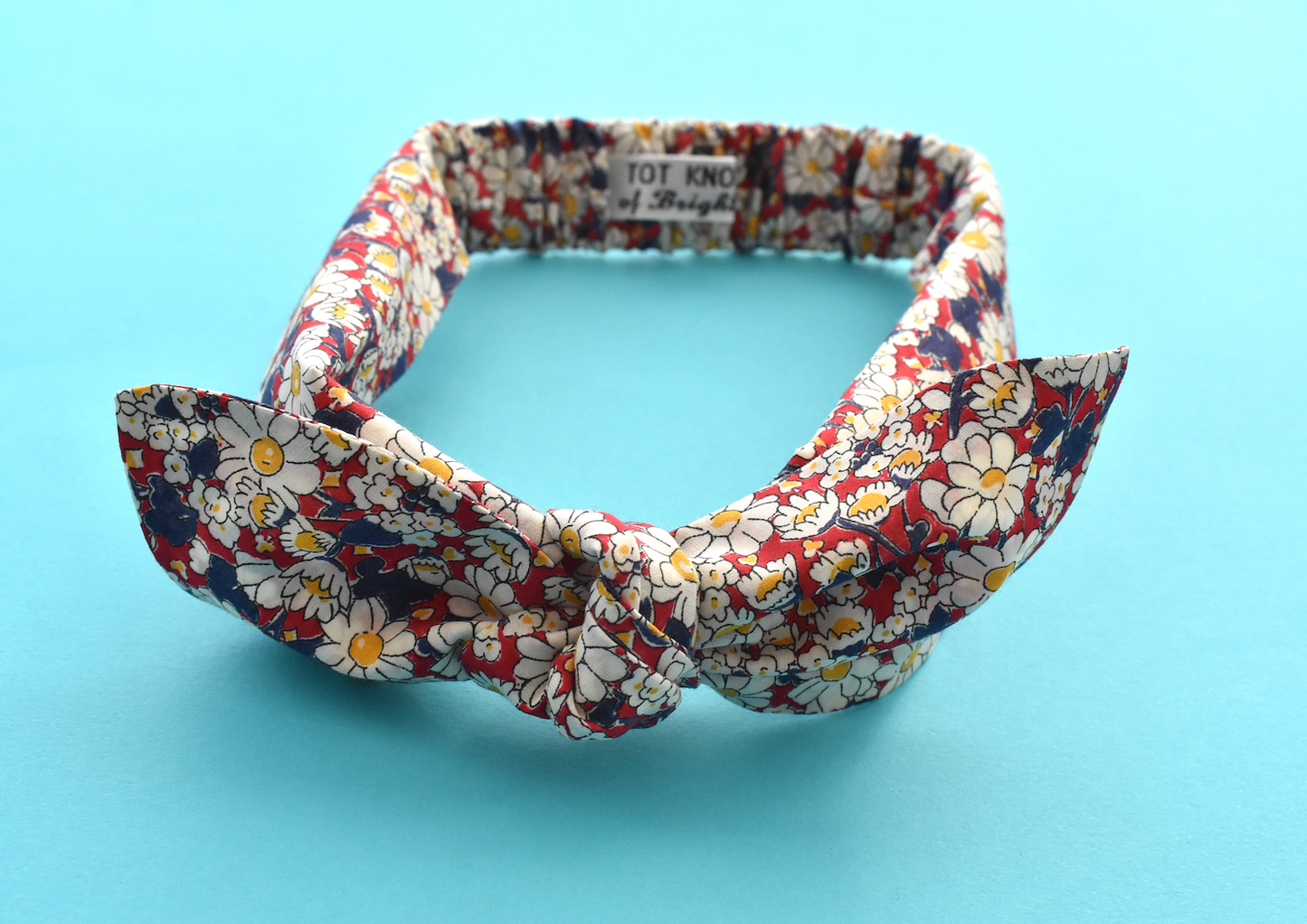 Ladies Knot hairband - Vintage Liberty of London Daisy